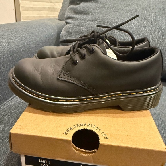 Dr. Martens Black Leather Oxfords - Picture 7 of 8